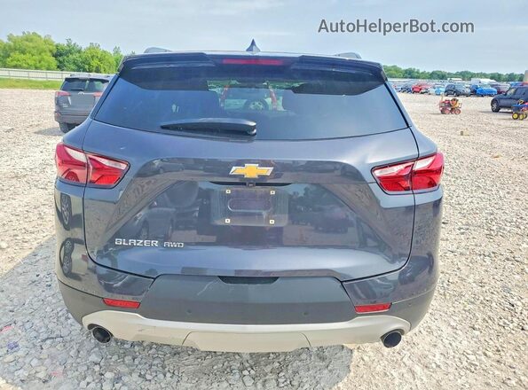 3GNKBHRS3MS524657 2021 CHEVROLET BLAZER Black Vista trasera