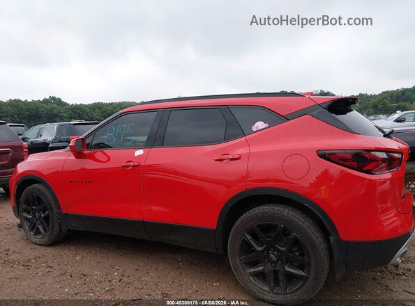 3GNKBHRS6LS548031 2020 CHEVROLET BLAZER Red Панорамний вид салону 360°
