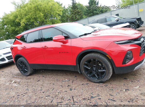 3GNKBHRS6LS548031 2020 CHEVROLET BLAZER Red Вид задньої частини салону