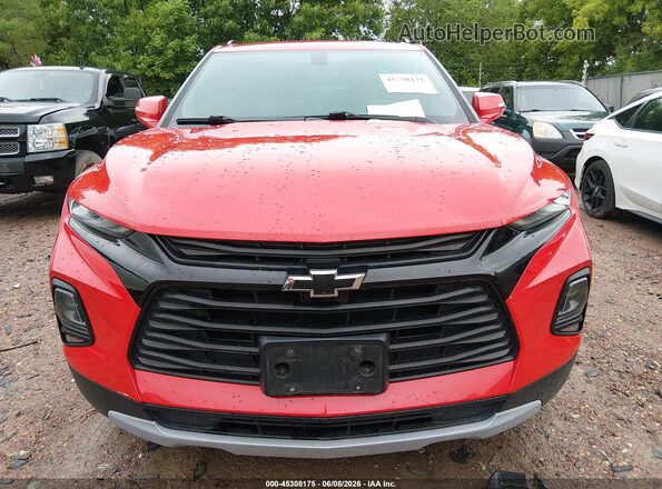 3GNKBHRS6LS548031 2020 CHEVROLET BLAZER Red Вид щитка приладів