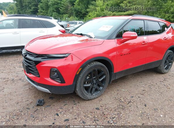 3GNKBHRS6LS548031 2020 CHEVROLET BLAZER Red Передня ліва чверть