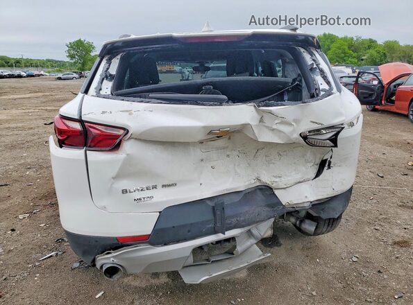 3GNKBHRS7KS651280 2019 CHEVROLET BLAZER White Rear view