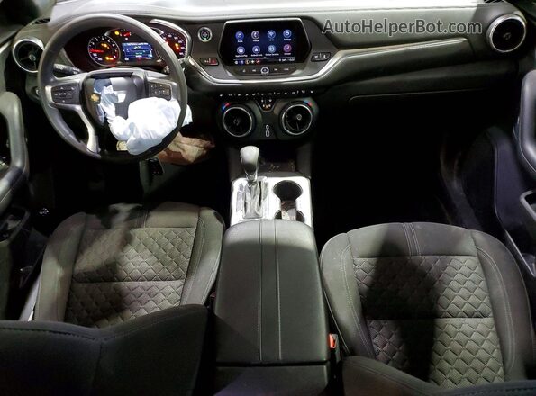 3GNKBHRS7MS515623 2021 CHEVROLET BLAZER Blue Widok deski rozdzielczej