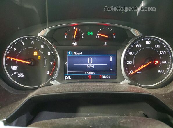 3GNKBHRS8LS625028 2020 CHEVROLET BLAZER Gray Widok zestawu wskaźników