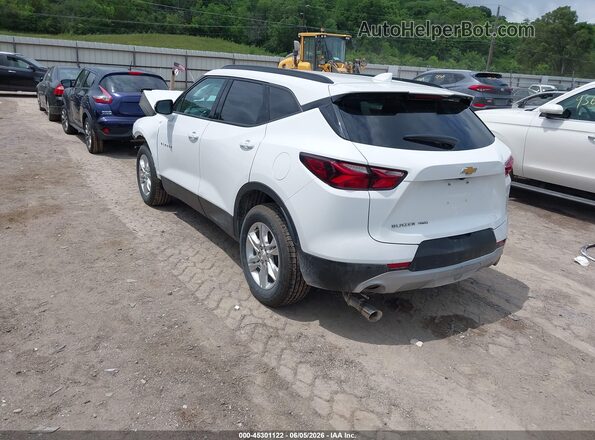 3GNKBHRS9MS564628 2021 CHEVROLET BLAZER White Հետևի ձախ