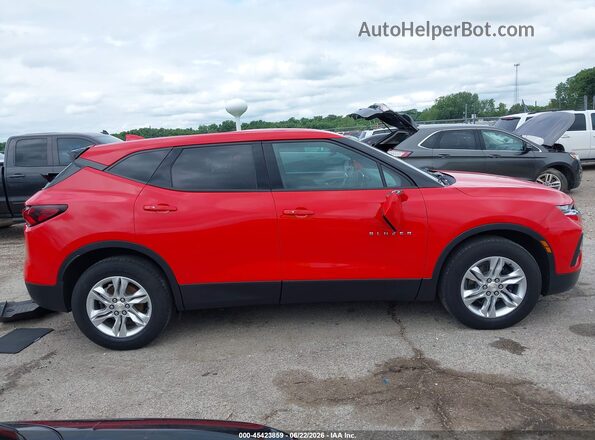 3GNKBHRS9MS587052 2021 CHEVROLET BLAZER Красный Панорамный вид салона 360°