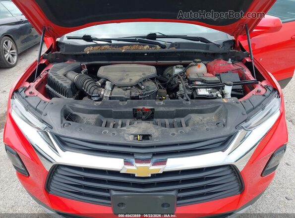 3GNKBHRS9MS587052 2021 CHEVROLET BLAZER Красный Вид сзади