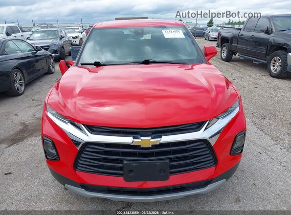 3GNKBHRS9MS587052 2021 CHEVROLET BLAZER Красный Вид задней части салона