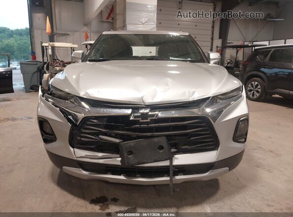 3GNKBHRSXKS697248 2019 CHEVROLET BLAZER Silver Instrument cluster view