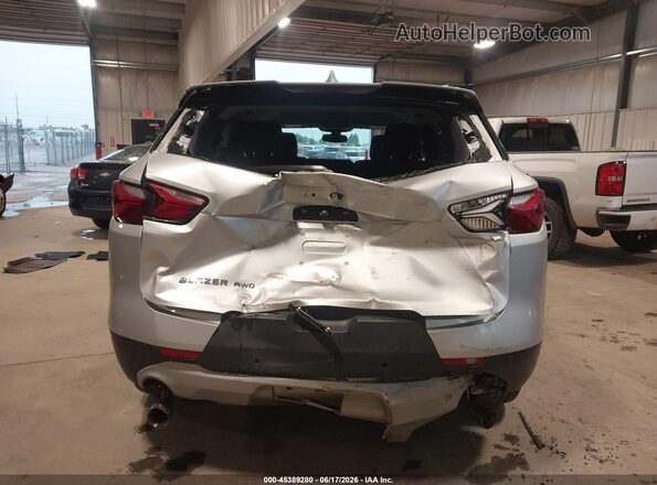3GNKBHRSXKS697248 2019 CHEVROLET BLAZER Silver 