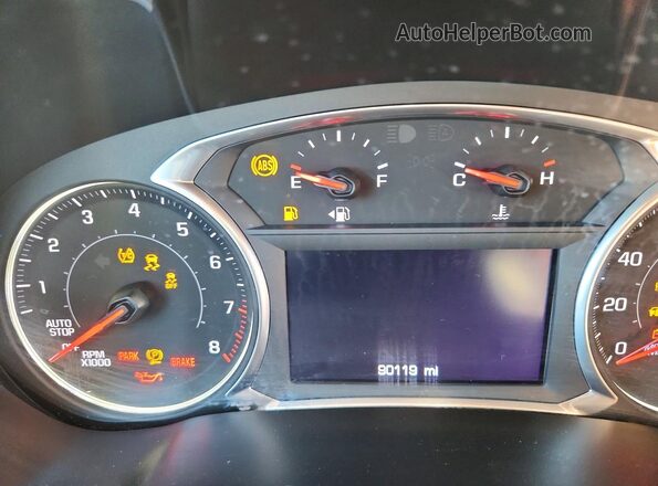 3GNKBHRSXMS565142 2021 CHEVROLET BLAZER Black Widok zestawu wskaźników