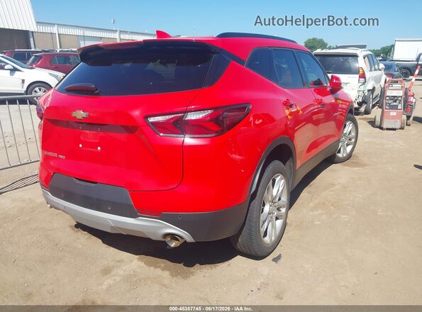 3GNKBJRS0LS613267 2020 CHEVROLET BLAZER Red Trasero derecho