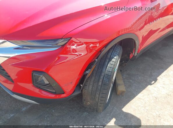 3GNKBJRS0LS613267 2020 CHEVROLET BLAZER Red Vista frontal