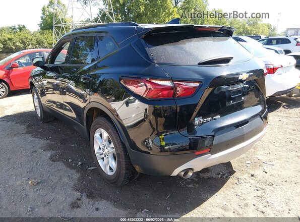 3GNKBJRS0MS503322 2021 CHEVROLET BLAZER Black Задня ліва чверть