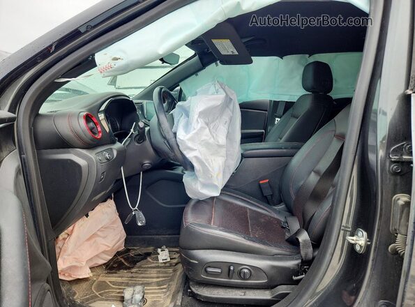3GNKBJRS1KS576809 2019 CHEVROLET BLAZER Charcoal Widok wnętrza z przodu