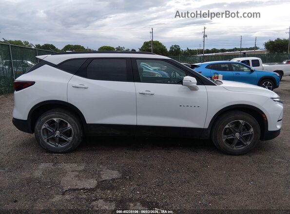 3GNKBJRS2PS177771 2023 CHEVROLET BLAZER White Սալոնի 360 աստիճան տեսք