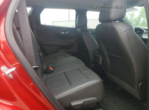3GNKBJRS4MS529373 2021 CHEVROLET BLAZER Red Вид задньої частини салону