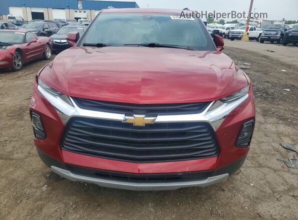 3GNKBJRS4MS529373 2021 CHEVROLET BLAZER Red Вид спереду