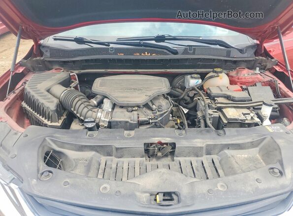 3GNKBJRS4MS529373 2021 CHEVROLET BLAZER Red Вид підкапотного простору