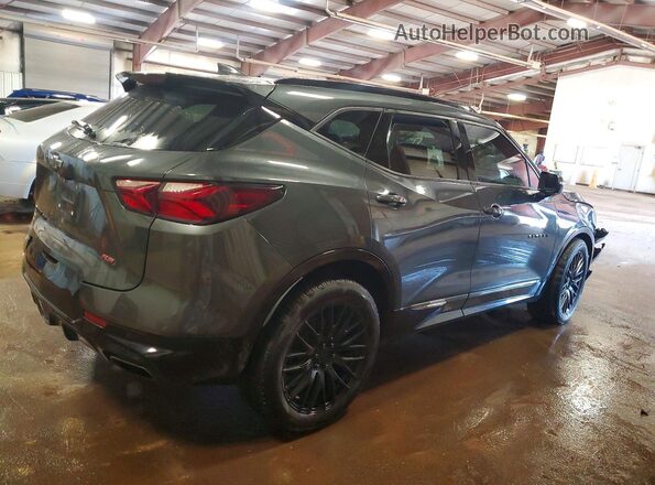 3GNKBJRS5KS597162 2019 CHEVROLET BLAZER Gray Задня права чверть