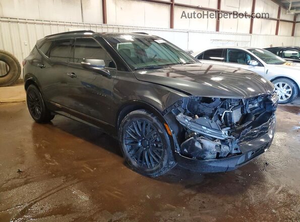 3GNKBJRS5KS597162 2019 CHEVROLET BLAZER Gray Передня права чверть
