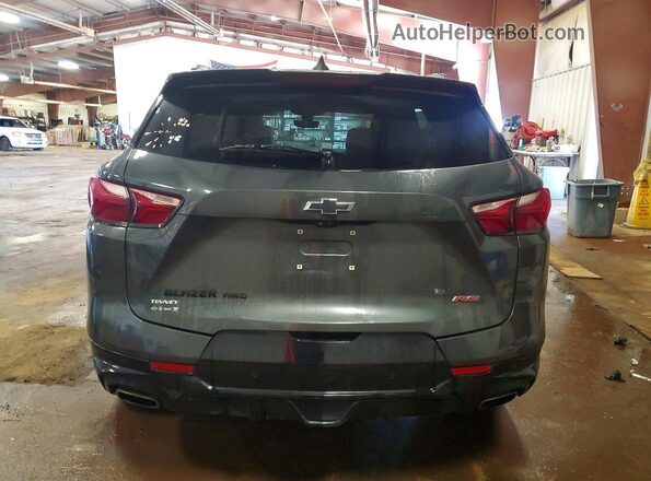 3GNKBJRS5KS597162 2019 CHEVROLET BLAZER Gray Вид ззаду