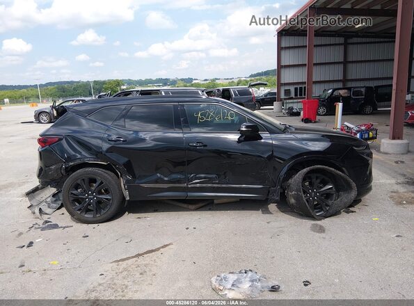3GNKBJRS7KS590178 2019 CHEVROLET BLAZER Черный Вид задней части салона