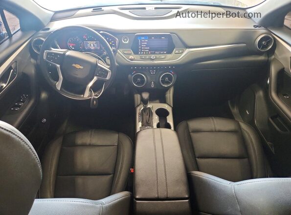 3GNKBJRS8NS201133 2022 CHEVROLET BLAZER Blue Dashboard view