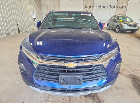 3GNKBJRS8NS201133 2022 CHEVROLET BLAZER Blue Front view
