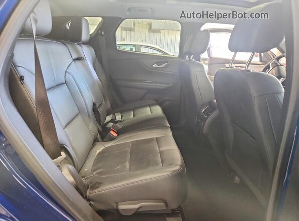 3GNKBJRS8NS201133 2022 CHEVROLET BLAZER Blue Rear seats view