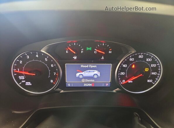 3GNKBJRS8NS201133 2022 CHEVROLET BLAZER Blue Instrument cluster view