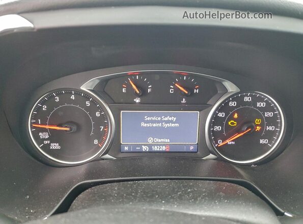 3GNKBJRS8PS195160 2023 CHEVROLET BLAZER Brown Instrument cluster view