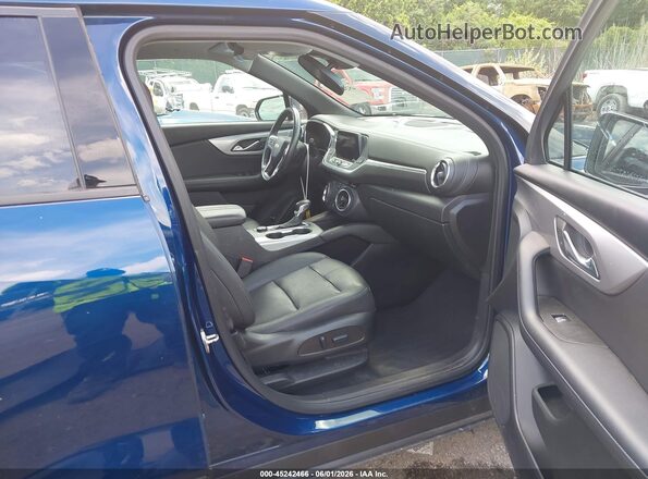 3GNKBJRSXNS222050 2022 CHEVROLET BLAZER Blue Vista interior delantera