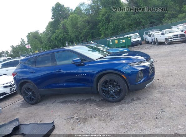 3GNKBJRSXNS222050 2022 CHEVROLET BLAZER Blue Vista interior trasera