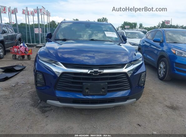 3GNKBJRSXNS222050 2022 CHEVROLET BLAZER Blue Vista del cuadro de instrumentos