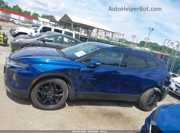 3GNKBJRSXNS222050 2022 CHEVROLET BLAZER Blue Vista interior de 360 grados