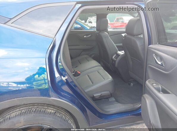 3GNKBJRSXNS222050 2022 CHEVROLET BLAZER Blue Vista de la etiqueta del VIN