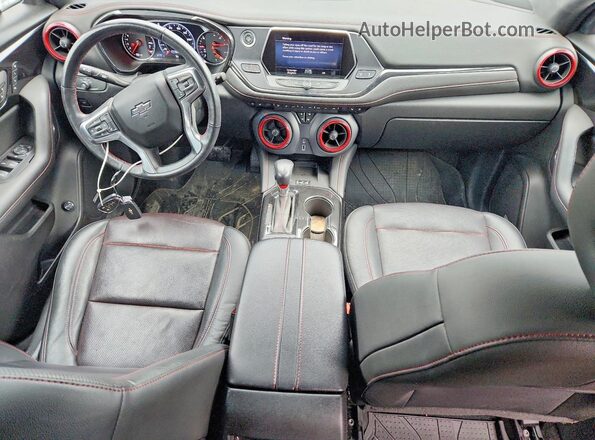 3GNKBKRS0LS567462 2020 CHEVROLET BLAZER Silver Առջևի վահանակի տեսք