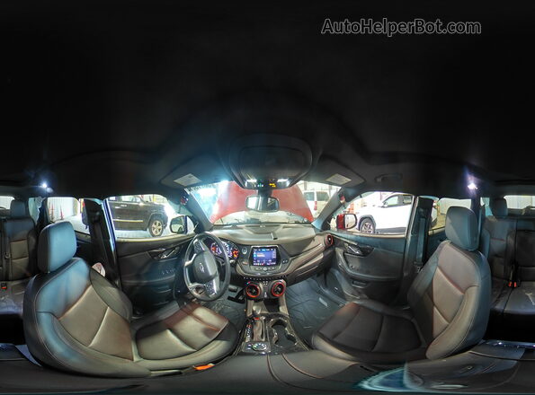 3GNKBKRS0NS186357 2022 CHEVROLET BLAZER Burgundy Widok wnętrza 360 stopni