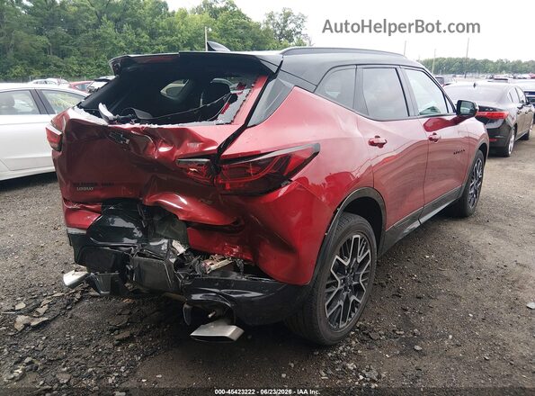 3GNKBKRS0PS222390 2023 CHEVROLET BLAZER Red Rear right