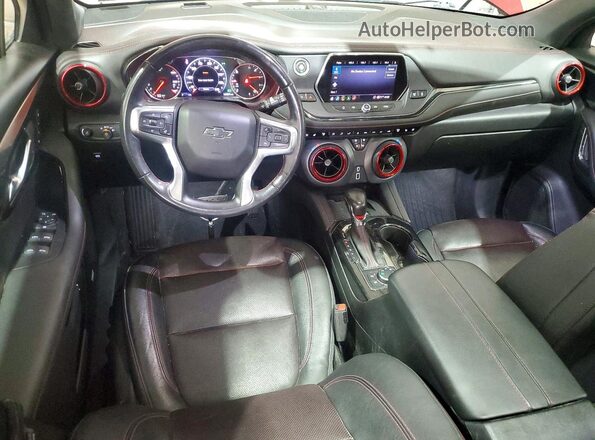 3GNKBKRS1LS596937 2020 CHEVROLET BLAZER Red Առջևի վահանակի տեսք