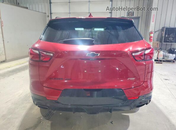 3GNKBKRS1LS596937 2020 CHEVROLET BLAZER Red Հետևի տեսք