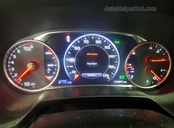 3GNKBKRS1LS596937 2020 CHEVROLET BLAZER Red Սարքավորումների վահանակի տեսք
