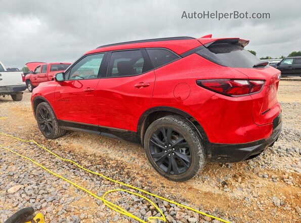 3GNKBKRS1MS573935 2021 CHEVROLET BLAZER Red Rear left