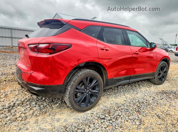 3GNKBKRS1MS573935 2021 CHEVROLET BLAZER Red Rear right
