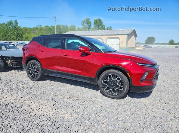 3GNKBKRS1SS132643 2025 CHEVROLET BLAZER Burgundy Առջևի աջ