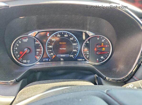 3GNKBKRS1SS132643 2025 CHEVROLET BLAZER Burgundy Սարքավորումների վահանակի տեսք