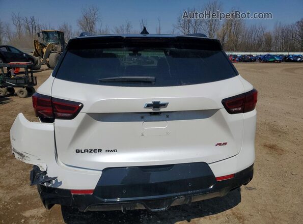 3GNKBKRS1SS163200 2025 CHEVROLET BLAZER White Vista trasera