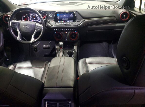 3GNKBKRS3LS595367 2020 CHEVROLET BLAZER Black Vista del salpicadero