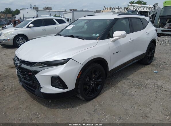 3GNKBKRS4LS551135 2020 CHEVROLET BLAZER White Передня ліва чверть